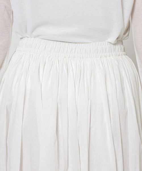 BABYLONE(バビロン)の「シアーオーガンスカート(スカート・レディース・チャコール/ホワイト・フリー)」の22枚目の写真