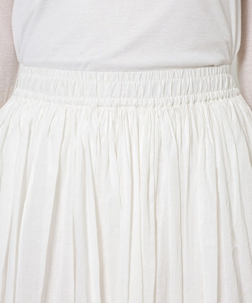 BABYLONE(バビロン)の「シアーオーガンスカート(スカート・レディース・チャコール/ホワイト・フリー)」の21枚目の写真