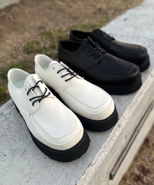 セール】ダービーシューズ 厚底5.5cmハイソール設計（ドレスシューズ