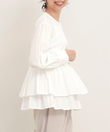 MICO COULIER | T/Rローンデザインヘムブラウス(シャツ/ブラウス)