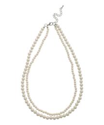 Samansa Mos2 | 2連パールネックレス(ネックレス)