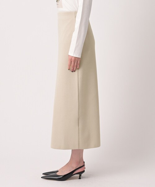 UNTITLED（アンタイトル）の「【セットアップ可/ウエストゴム】Aラインニットスカート（スカート・レディース・ナチュラル/ブラック・00/02/04/44/48）」の13枚目の写真