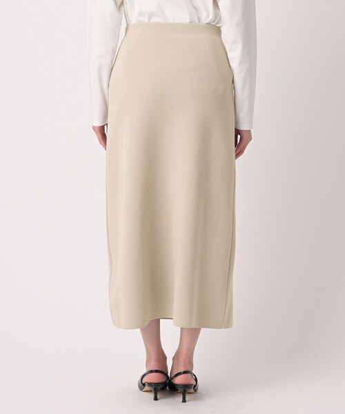 UNTITLED（アンタイトル）の「【セットアップ可/ウエストゴム】Aラインニットスカート（スカート・レディース・ナチュラル/ブラック・00/02/04/44/48）」の14枚目の写真