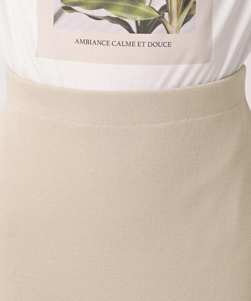 UNTITLED（アンタイトル）の「【セットアップ可/ウエストゴム】Aラインニットスカート（スカート・レディース・ナチュラル/ブラック・00/02/04/44/48）」の15枚目の写真