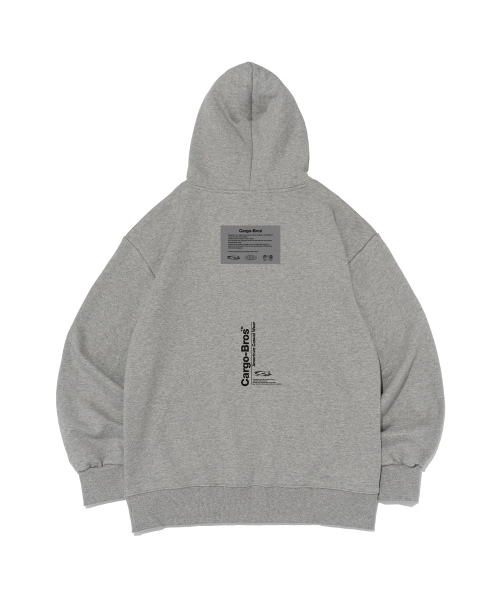 CARGOBROS(カーゴブロス)の「レタリングポイントオーバーフィットフードTシャツ(グレー)(パーカー・メンズ・その他・SMALL/MEDIUM/LARGE/X-LARGE/S-M/M-L/L-XL/XL-XXL)」の5枚目の写真