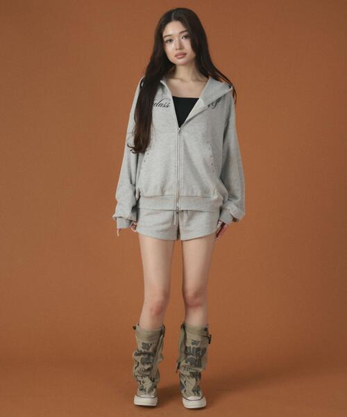 dispark（ディスパーク）の「DISPARK/【26年春夏新作】スタッズマイクロショートパンツ（その他パンツ・レディース・グレー/ブラック・FREE）」の8枚目の写真