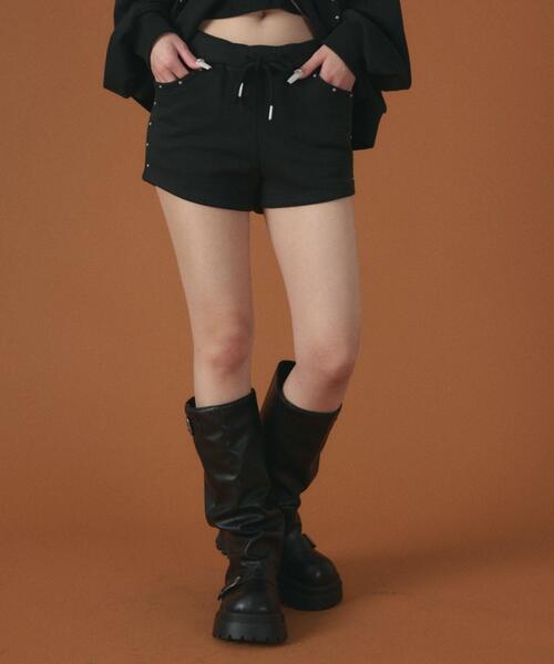 dispark（ディスパーク）の「DISPARK/【26年春夏新作】スタッズマイクロショートパンツ（その他パンツ・レディース・グレー/ブラック・FREE）」の10枚目の写真