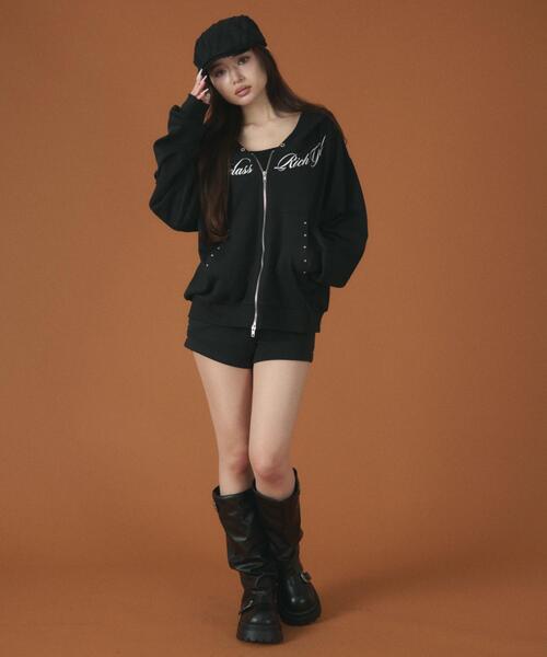 dispark（ディスパーク）の「DISPARK/【26年春夏新作】スタッズマイクロショートパンツ（その他パンツ・レディース・グレー/ブラック・FREE）」の12枚目の写真