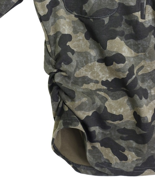 ANAP(アナップ)の「カーゴ ポケット スタッズ カモフラ トップス(Tシャツ/カットソー・レディース・カーキ/グレー・F)」の19枚目の写真