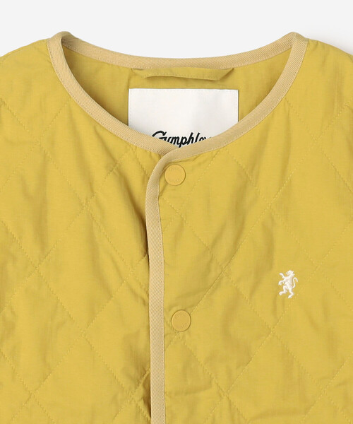 GYMPHLEX(ジムフレックス)の「Gymphlex | ナイロン キルティングショートベスト WOMEN(その他アウター・レディース・アイボリー/イエロー・14)」の5枚目の写真