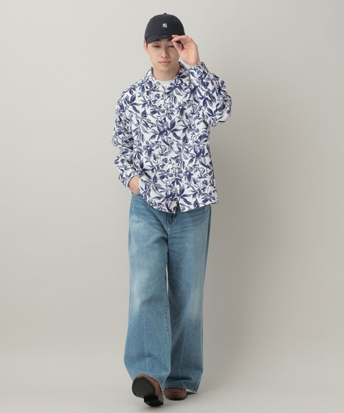 RAGEBLUE(レイジブルー)の「Assort Pattern Open collar Shirt/総柄オープンカラーシャツ(シャツ/ブラウス・メンズ・ブラック/グリーン/オフホワイト・MEDIUM/LARGE)」の5枚目の写真