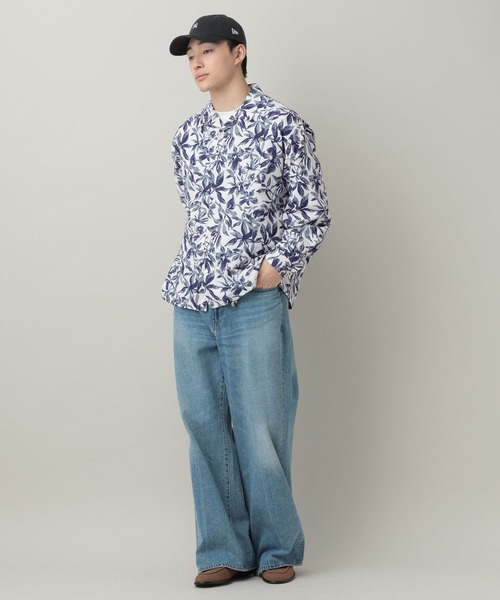 RAGEBLUE(レイジブルー)の「Assort Pattern Open collar Shirt/総柄オープンカラーシャツ(シャツ/ブラウス・メンズ・ブラック/グリーン/オフホワイト・MEDIUM/LARGE)」の6枚目の写真