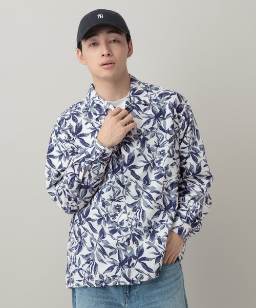 RAGEBLUE(レイジブルー)の「Assort Pattern Open collar Shirt/総柄オープンカラーシャツ(シャツ/ブラウス・メンズ・ブラック/グリーン/オフホワイト・MEDIUM/LARGE)」の7枚目の写真
