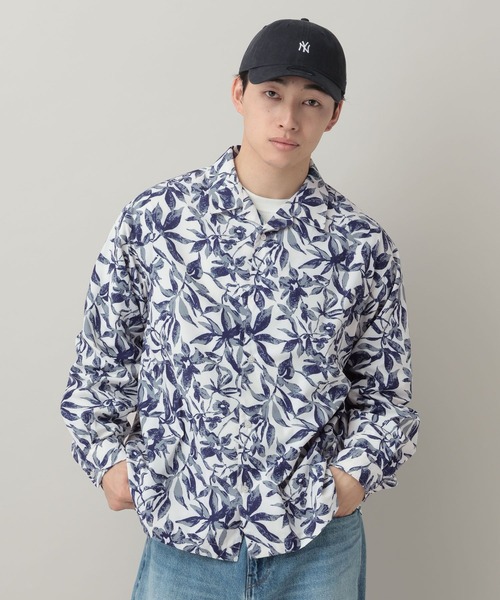 RAGEBLUE(レイジブルー)の「Assort Pattern Open collar Shirt/総柄オープンカラーシャツ(シャツ/ブラウス・メンズ・ブラック/グリーン/オフホワイト・MEDIUM/LARGE)」の9枚目の写真