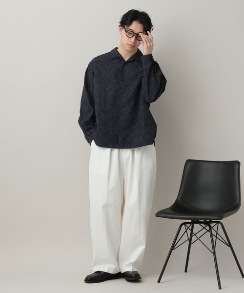 RAGEBLUE(レイジブルー)の「Assort Pattern Open collar Shirt/総柄オープンカラーシャツ(シャツ/ブラウス・メンズ・ブラック/グリーン/オフホワイト・MEDIUM/LARGE)」の10枚目の写真