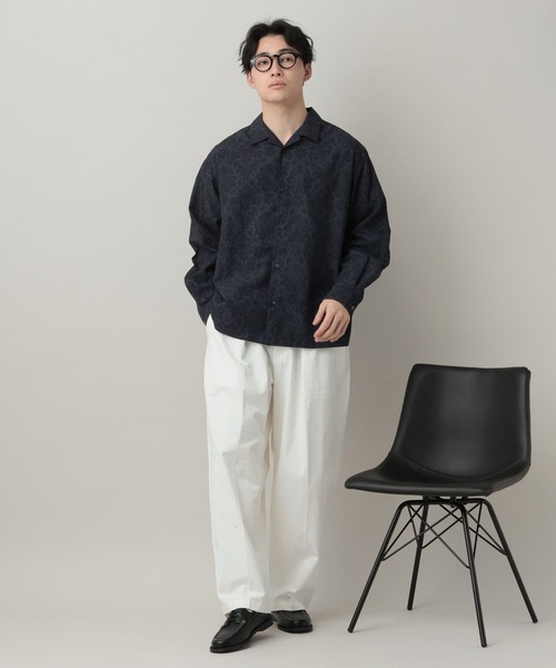 RAGEBLUE(レイジブルー)の「Assort Pattern Open collar Shirt/総柄オープンカラーシャツ(シャツ/ブラウス・メンズ・ブラック/グリーン/オフホワイト・MEDIUM/LARGE)」の11枚目の写真