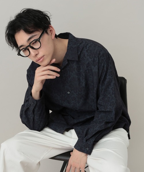 RAGEBLUE(レイジブルー)の「Assort Pattern Open collar Shirt/総柄オープンカラーシャツ(シャツ/ブラウス・メンズ・ブラック/グリーン/オフホワイト・MEDIUM/LARGE)」の16枚目の写真