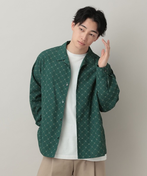 RAGEBLUE(レイジブルー)の「Assort Pattern Open collar Shirt/総柄オープンカラーシャツ(シャツ/ブラウス・メンズ・ブラック/グリーン/オフホワイト・MEDIUM/LARGE)」の21枚目の写真