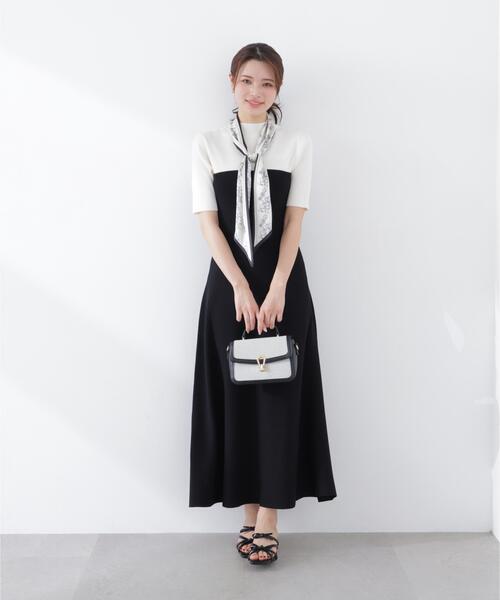 PROPORTION BODY DRESSING（プロポーションボディドレッシング）の「スカーフ付きニットワンピース / 1216140301（ワンピース・レディース・ピンク/ブラック/ブルー・SMALL/P/S/MEDIUM）」の10枚目の写真