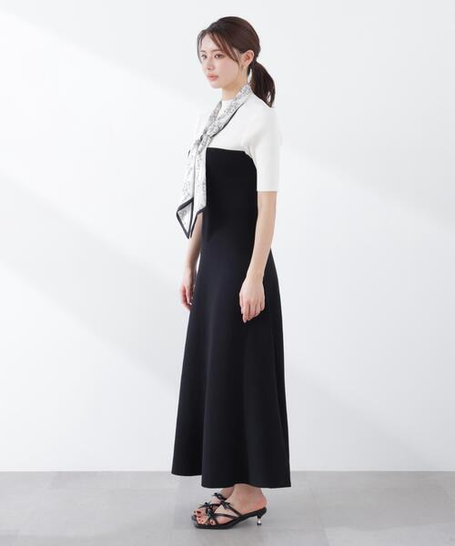 PROPORTION BODY DRESSING（プロポーションボディドレッシング）の「スカーフ付きニットワンピース / 1216140301（ワンピース・レディース・ピンク/ブラック/ブルー・SMALL/P/S/MEDIUM）」の12枚目の写真