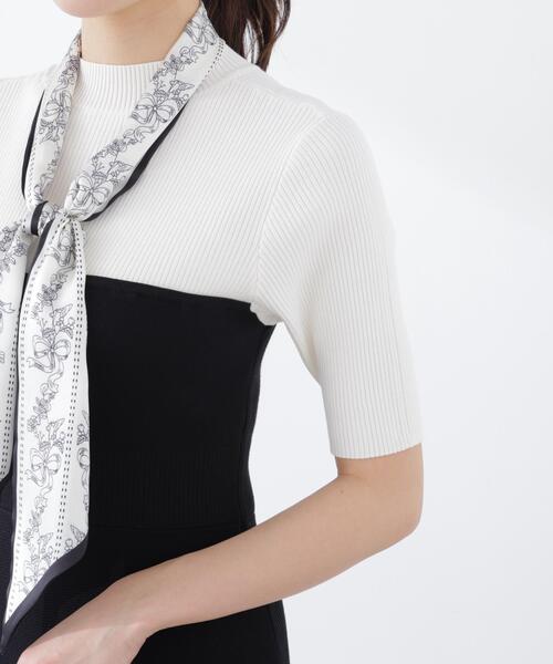 PROPORTION BODY DRESSING（プロポーションボディドレッシング）の「スカーフ付きニットワンピース / 1216140301（ワンピース・レディース・ピンク/ブラック/ブルー・SMALL/P/S/MEDIUM）」の15枚目の写真