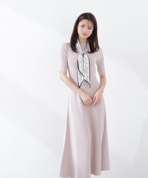 PROPORTION BODY DRESSING（プロポーションボディドレッシング）の「スカーフ付きニットワンピース / 1216140301（ワンピース・レディース・ピンク/ブラック/ブルー・SMALL/P/S/MEDIUM）」の21枚目の写真