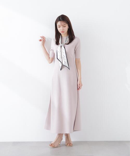 PROPORTION BODY DRESSING（プロポーションボディドレッシング）の「スカーフ付きニットワンピース / 1216140301（ワンピース・レディース・ピンク/ブラック/ブルー・SMALL/P/S/MEDIUM）」の20枚目の写真