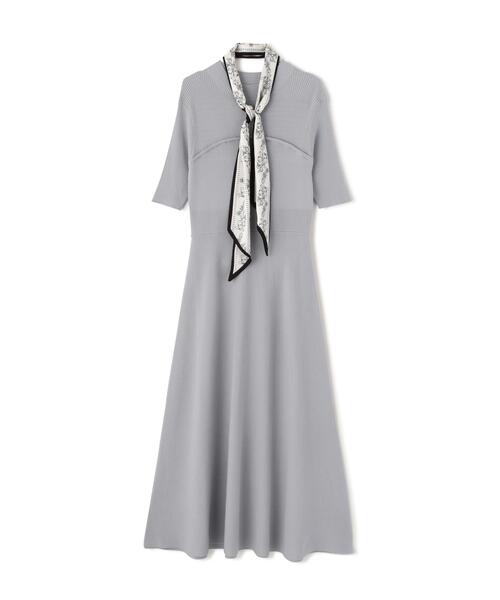 PROPORTION BODY DRESSING（プロポーションボディドレッシング）の「スカーフ付きニットワンピース / 1216140301（ワンピース・レディース・ピンク/ブラック/ブルー・SMALL/P/S/MEDIUM）」の15枚目の写真