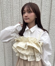 merrylatte | FRILL BUSTIER【IROHANI】(キャミソール)