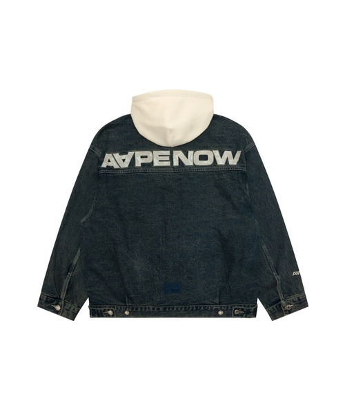 AAPE BY A BATHING APE(エーエイプバイアベイシングエイプ)の「AAPE NOW DENIM JACKET(detachable)(デニムジャケット・メンズ・ブルー・MEDIUM/LARGE/SMALL/X-LARGE)」の2枚目の写真