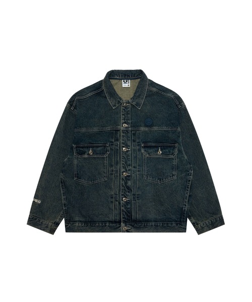 AAPE BY A BATHING APE(エーエイプバイアベイシングエイプ)の「AAPE NOW DENIM JACKET(detachable)(デニムジャケット・メンズ・ブルー・MEDIUM/LARGE/SMALL/X-LARGE)」の3枚目の写真