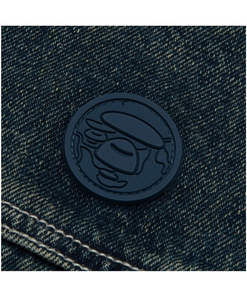 AAPE BY A BATHING APE(エーエイプバイアベイシングエイプ)の「AAPE NOW DENIM JACKET(detachable)(デニムジャケット・メンズ・ブルー・MEDIUM/LARGE/SMALL/X-LARGE)」の4枚目の写真