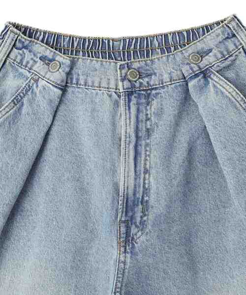 earth music&ecology（アースミュージックアンドエコロジー）の「ポケットレースデニムパンツ（デニムパンツ・レディース・ライトインディゴブルー・S/M）」の15枚目の写真