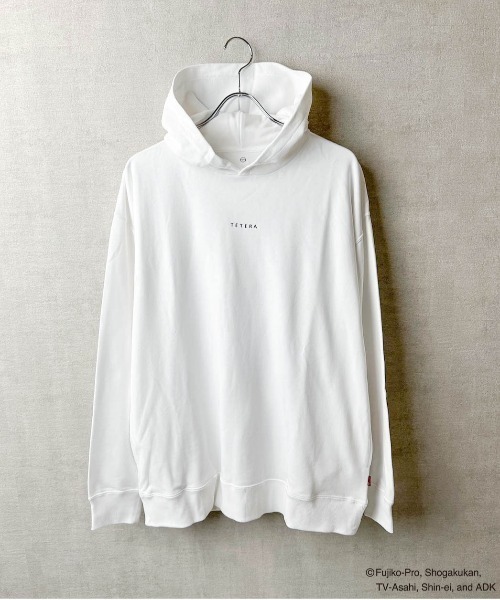 TETERA(テテラ)の「/TETERA×ドラえもん/UNISEX KIDS PULL SAUNA PARKA / ドラえもんプリント シャイニー加工 プルオーバー パーカー tete22-014,tete22-014-k(パーカー・レディース・スミクロ/グレー/オフホワイト・XL/L/110)」の19枚目の写真