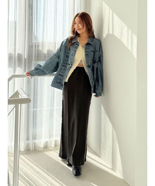 Ungrid（アングリッド）の「FAITH別注 アイラインラフスカート（スカート・レディース・チャコールグレー/その他1/アイボリー・FREE）」の21枚目の写真