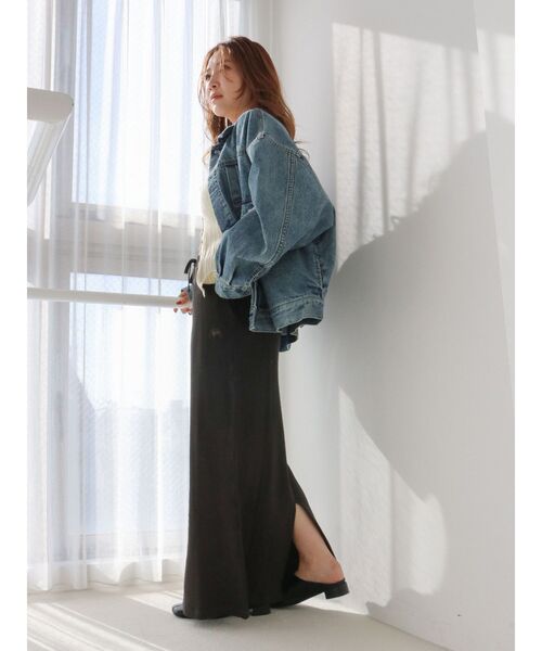 Ungrid（アングリッド）の「FAITH別注 アイラインラフスカート（スカート・レディース・チャコールグレー/その他1/アイボリー・FREE）」の22枚目の写真