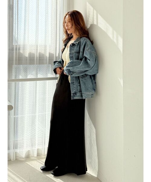 Ungrid（アングリッド）の「FAITH別注 アイラインラフスカート（スカート・レディース・チャコールグレー/その他1/アイボリー・FREE）」の11枚目の写真