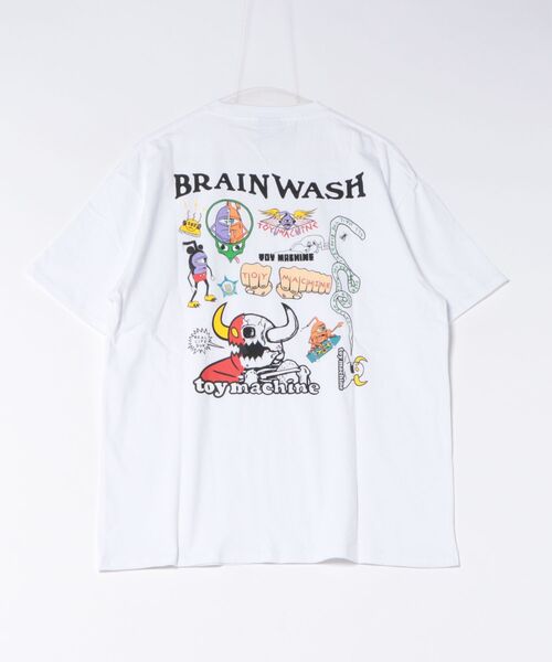 TOY MACHINE(トイ マシーン)の「TOY MACHINE/トイマシーン 半袖 Tシャツ ALL CHARACTERS SS TEE MTMSGST2(Tシャツ/カットソー・メンズ・ホワイト/オレンジ/ブラック・M/L/XL)」の4枚目の写真