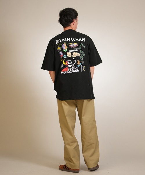 TOY MACHINE(トイ マシーン)の「TOY MACHINE/トイマシーン 半袖 Tシャツ ALL CHARACTERS SS TEE MTMSGST2(Tシャツ/カットソー・メンズ・ホワイト/オレンジ/ブラック・M/L/XL)」の14枚目の写真