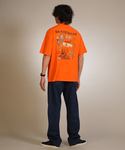 TOY MACHINE(トイ マシーン)の「TOY MACHINE/トイマシーン 半袖 Tシャツ ALL CHARACTERS SS TEE MTMSGST2(Tシャツ/カットソー・メンズ・ホワイト/オレンジ/ブラック・M/L/XL)」の20枚目の写真