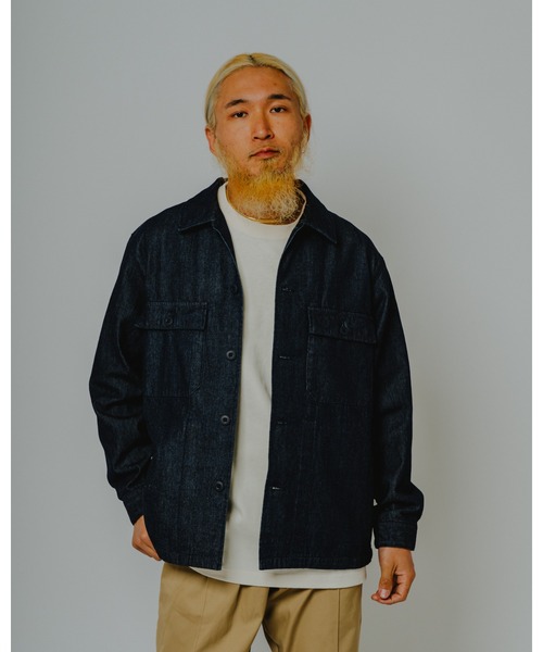 BIG MIKE(ビッグマイク)の「BIG MIKE ビッグマイク/ 岡山デニム 日本製 ワンウォッシュ カバーオールジャケット // 102616203(デニムジャケット・メンズ・インディゴブルー・X-LARGE/LARGE/MEDIUM)」の11枚目の写真