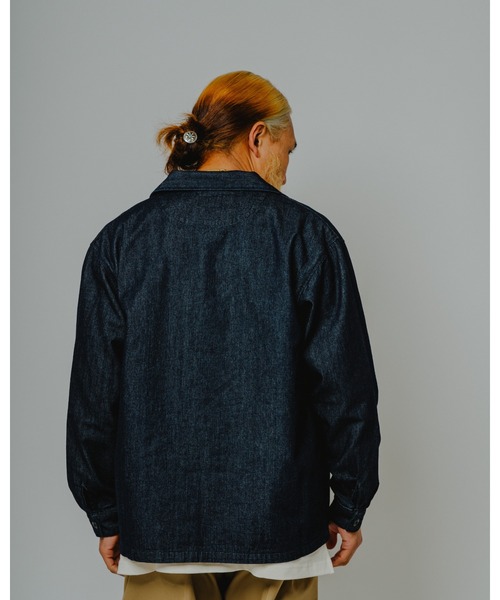 BIG MIKE(ビッグマイク)の「BIG MIKE ビッグマイク/ 岡山デニム 日本製 ワンウォッシュ カバーオールジャケット // 102616203(デニムジャケット・メンズ・インディゴブルー・X-LARGE/LARGE/MEDIUM)」の12枚目の写真