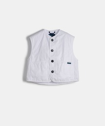 Linen Cotton Cropped Cocoon Thornham Womens / リネン コットン クロップド コクーン ソーンハム ウィメンズ