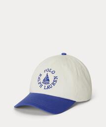 POLO RALPH LAUREN CHILDRENSWEAR | ロゴ コットン チノ ボール キャップ(キャップ)