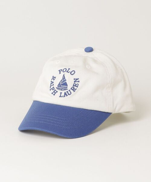 POLO RALPH LAUREN CHILDRENSWEAR(ポロ ラルフ ローレン チルドレンズウェア)の「ロゴ コットン チノ ボール キャップ(キャップ・キッズ・マルチ・M/S)」の3枚目の写真