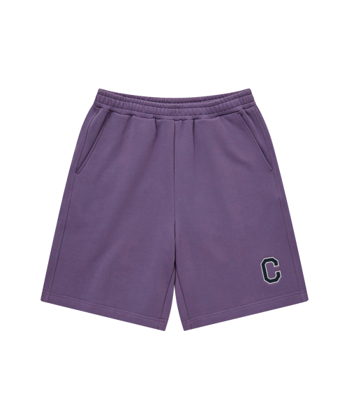 COVERNAT(カバーナット)の「Cロゴレギュラースウェットショーツパープル(その他パンツ・レディース・その他・MEDIUM/LARGE/X-LARGE/SMALL)」の1枚目の写真