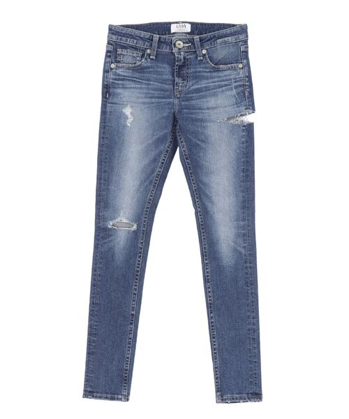 GYDA（ジェイダ）の「ジャストウエストSIDE RIPPEDスキニーデニムパンツ（デニムパンツ・レディース・インディゴブルー/ブルー・X-SMALL/MEDIUM/SMALL）」の10枚目の写真