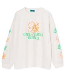 TOYウェア（トイウェア）の「【エンジェルブルー】ナカムラ袖プリントTシャツ（Tシャツ/カットソー）」