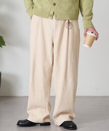 CIAOPANIC TYPY | 【ユニセックス】コットンリネンブッチャーパンツ(スラックス)