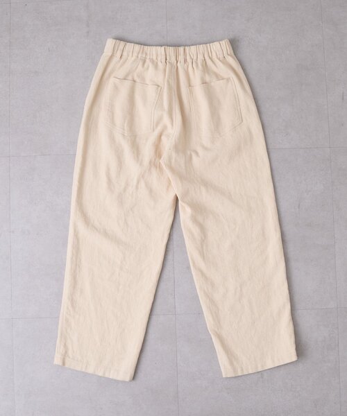 CIAOPANIC TYPY(チャオパニックティピー)の「【ユニセックス】コットンリネンブッチャーパンツ(その他パンツ・メンズ・チャコールグレー/ホワイト系その他/カーキ・LARGE/MEDIUM)」の10枚目の写真